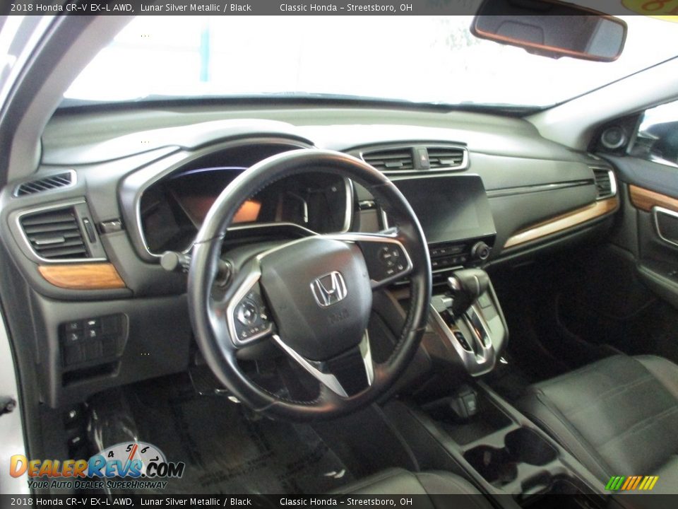 2018 Honda CR-V EX-L AWD Lunar Silver Metallic / Black Photo #29