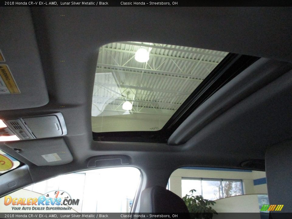 2018 Honda CR-V EX-L AWD Lunar Silver Metallic / Black Photo #30