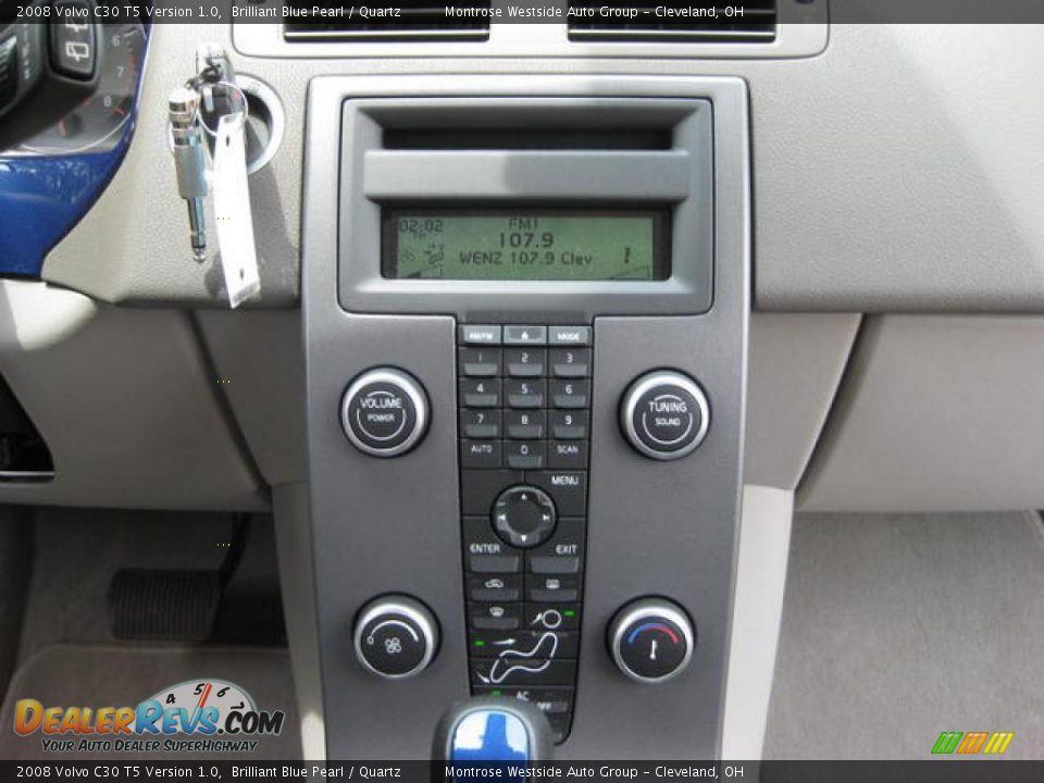 2008 Volvo C30 T5 Version 1.0 Brilliant Blue Pearl / Quartz Photo #15