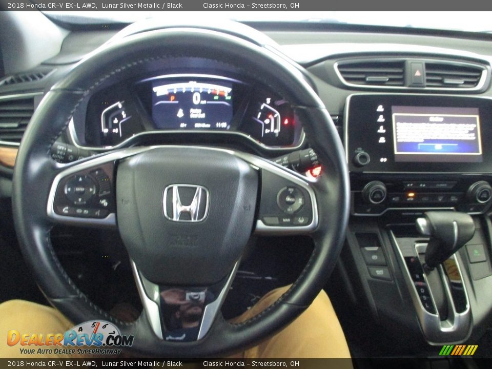 2018 Honda CR-V EX-L AWD Lunar Silver Metallic / Black Photo #31