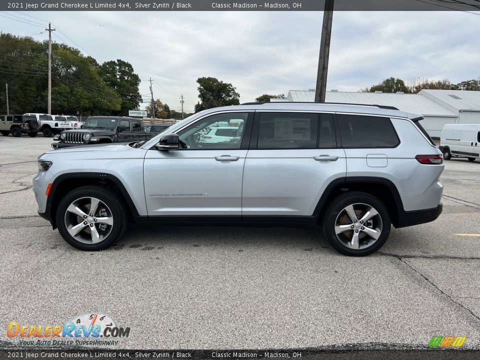 2021 Jeep Grand Cherokee L Limited 4x4 Silver Zynith / Black Photo #8