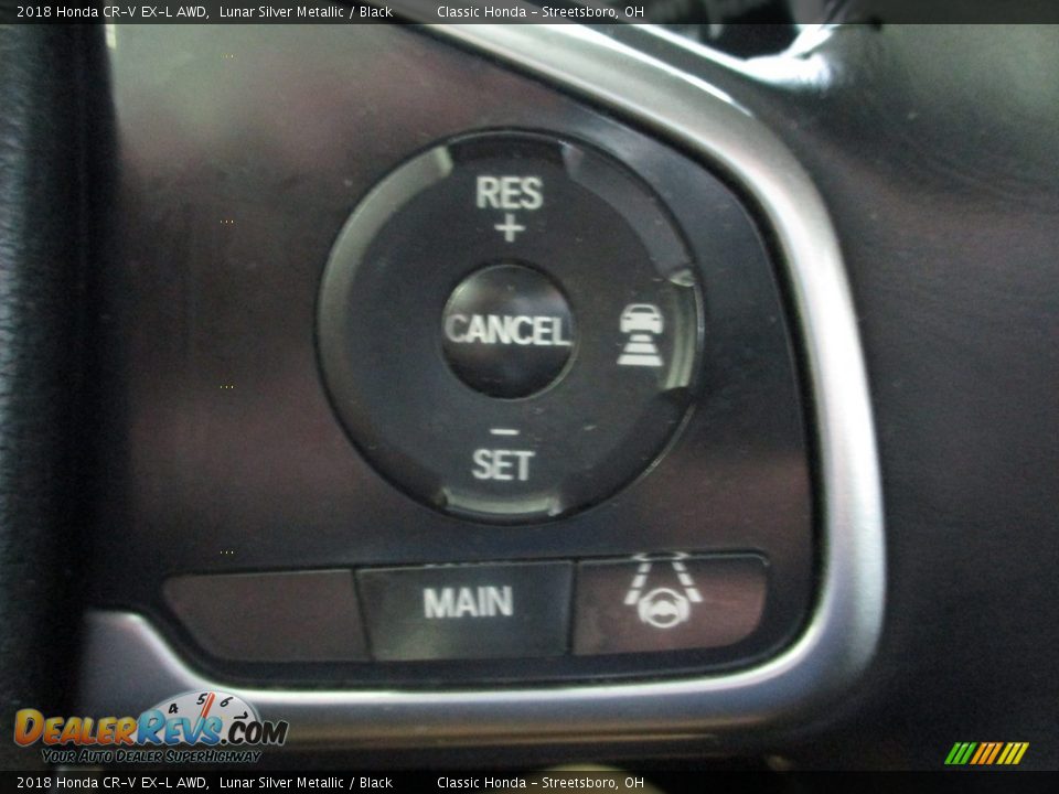2018 Honda CR-V EX-L AWD Lunar Silver Metallic / Black Photo #34