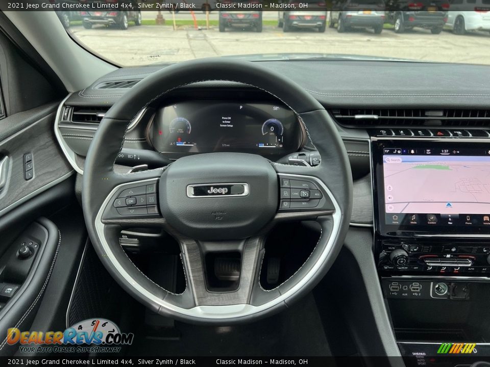 2021 Jeep Grand Cherokee L Limited 4x4 Silver Zynith / Black Photo #10
