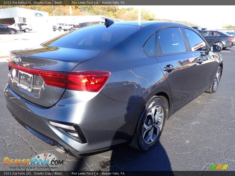 2021 Kia Forte LXS Gravity Gray / Black Photo #2