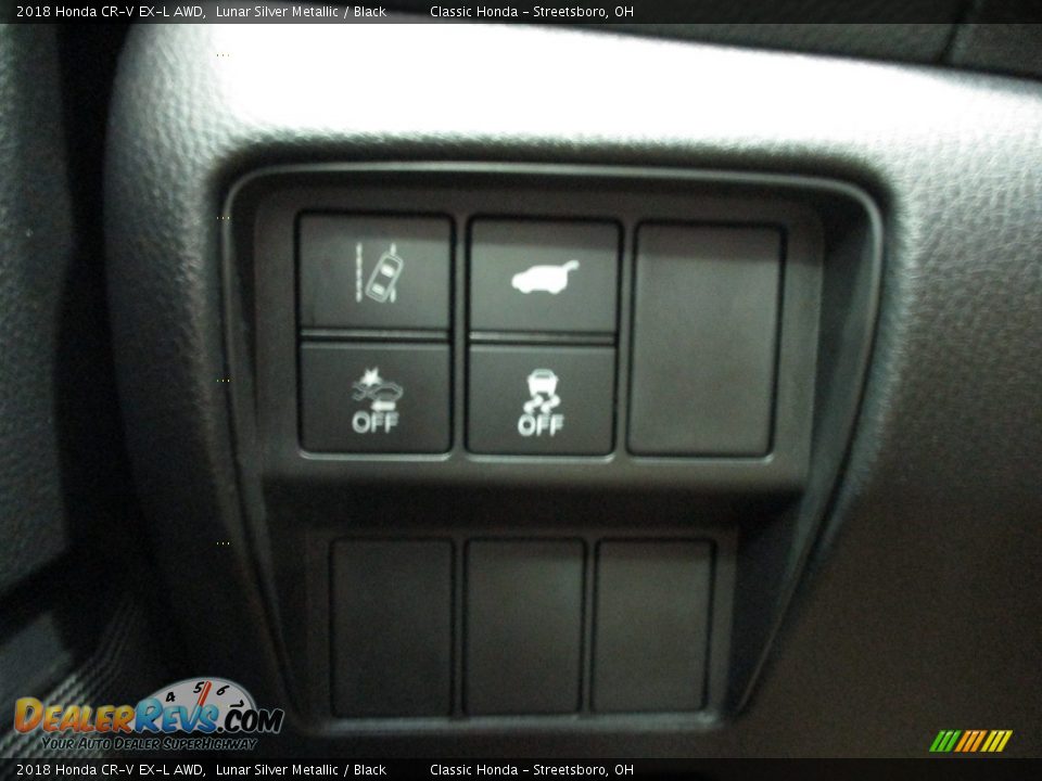 2018 Honda CR-V EX-L AWD Lunar Silver Metallic / Black Photo #35