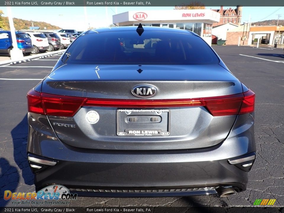 2021 Kia Forte LXS Gravity Gray / Black Photo #3