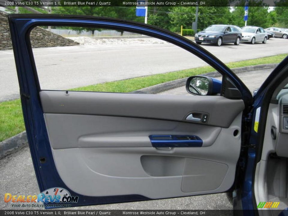 2008 Volvo C30 T5 Version 1.0 Brilliant Blue Pearl / Quartz Photo #17