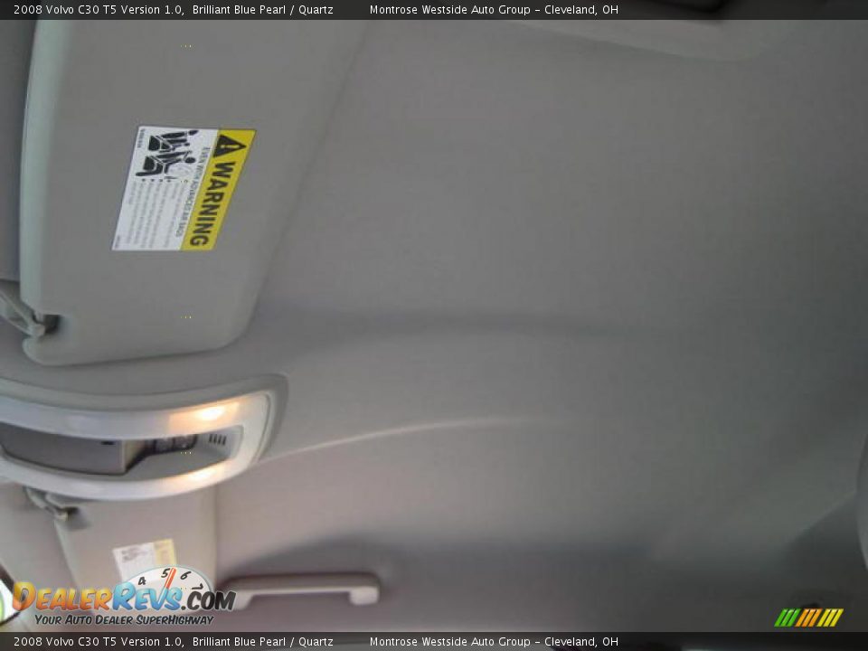 2008 Volvo C30 T5 Version 1.0 Brilliant Blue Pearl / Quartz Photo #18