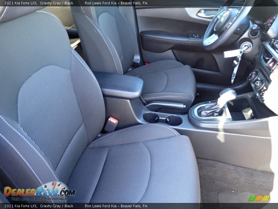 2021 Kia Forte LXS Gravity Gray / Black Photo #10