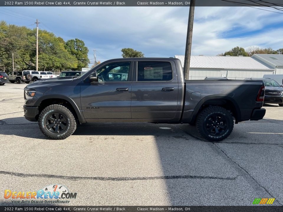 Granite Crystal Metallic 2022 Ram 1500 Rebel Crew Cab 4x4 Photo #8