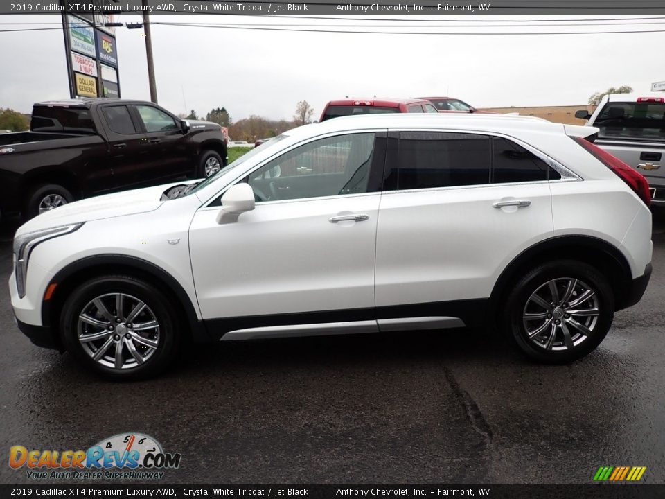 2019 Cadillac XT4 Premium Luxury AWD Crystal White Tricoat / Jet Black Photo #7