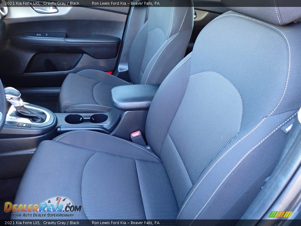 2021 Kia Forte LXS Gravity Gray / Black Photo #12