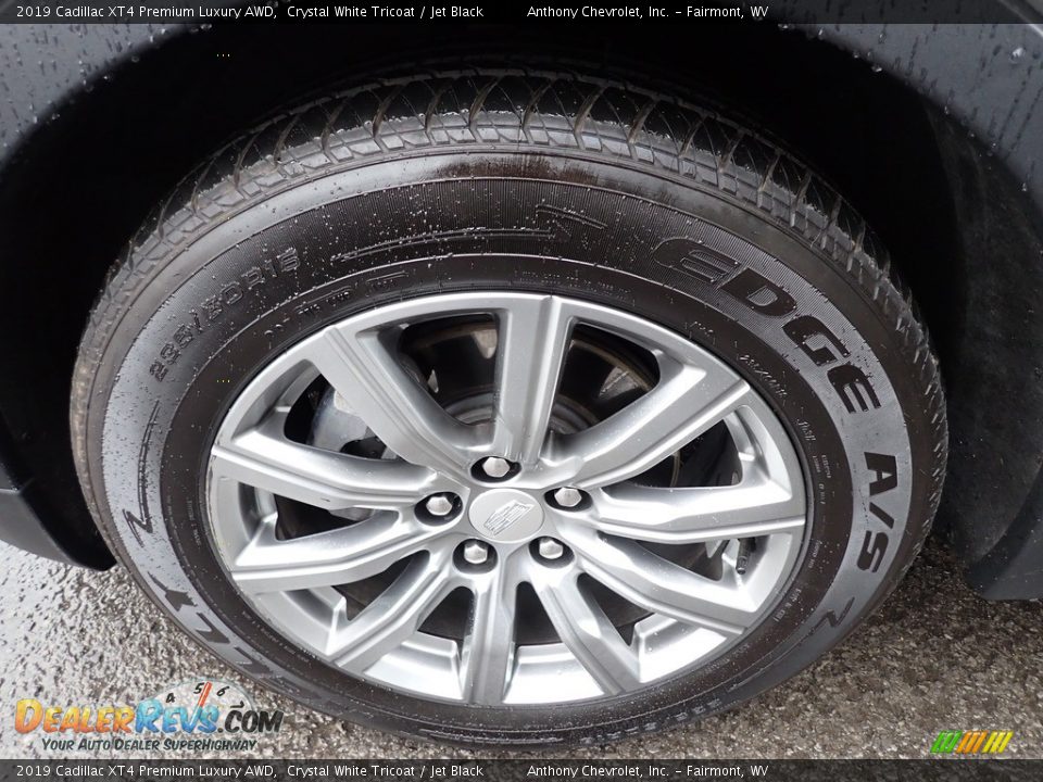 2019 Cadillac XT4 Premium Luxury AWD Crystal White Tricoat / Jet Black Photo #10