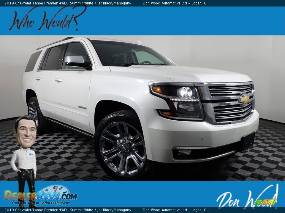 2019 Chevrolet Tahoe Premier 4WD Summit White / Jet Black/Mahogany Photo #1