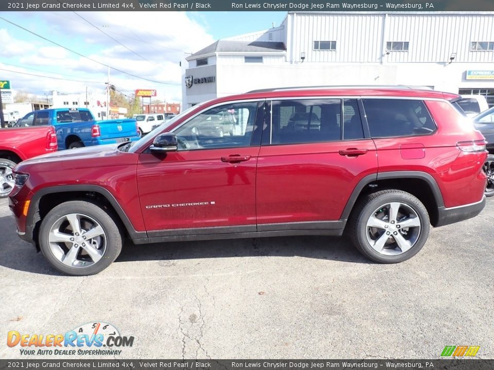 2021 Jeep Grand Cherokee L Limited 4x4 Velvet Red Pearl / Black Photo #2