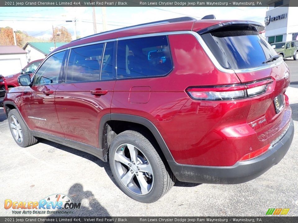 2021 Jeep Grand Cherokee L Limited 4x4 Velvet Red Pearl / Black Photo #3