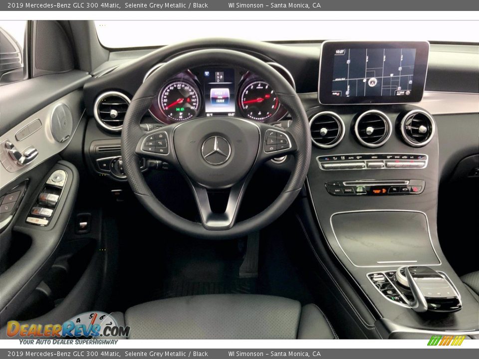 2019 Mercedes-Benz GLC 300 4Matic Selenite Grey Metallic / Black Photo #4