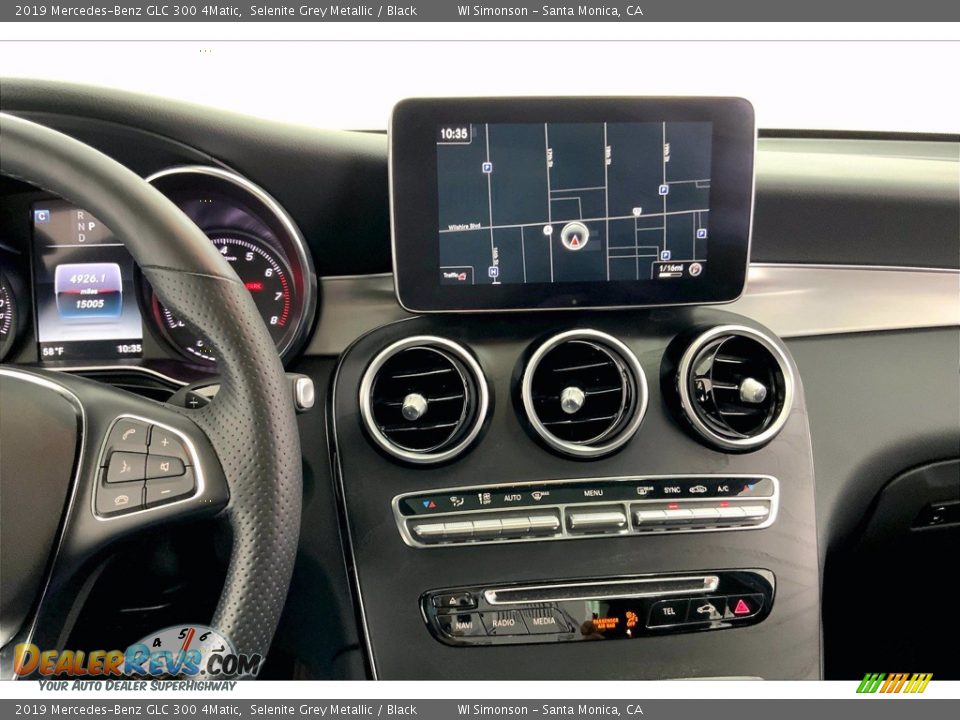 2019 Mercedes-Benz GLC 300 4Matic Selenite Grey Metallic / Black Photo #5