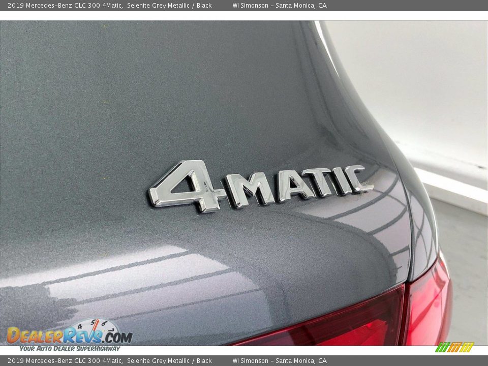 2019 Mercedes-Benz GLC 300 4Matic Selenite Grey Metallic / Black Photo #7