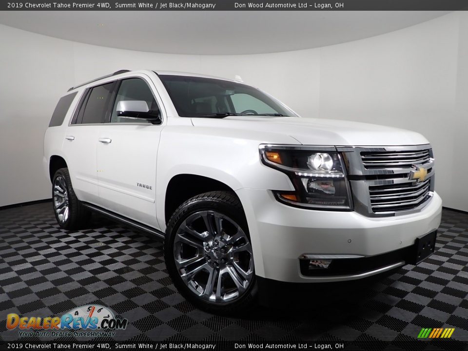 2019 Chevrolet Tahoe Premier 4WD Summit White / Jet Black/Mahogany Photo #9