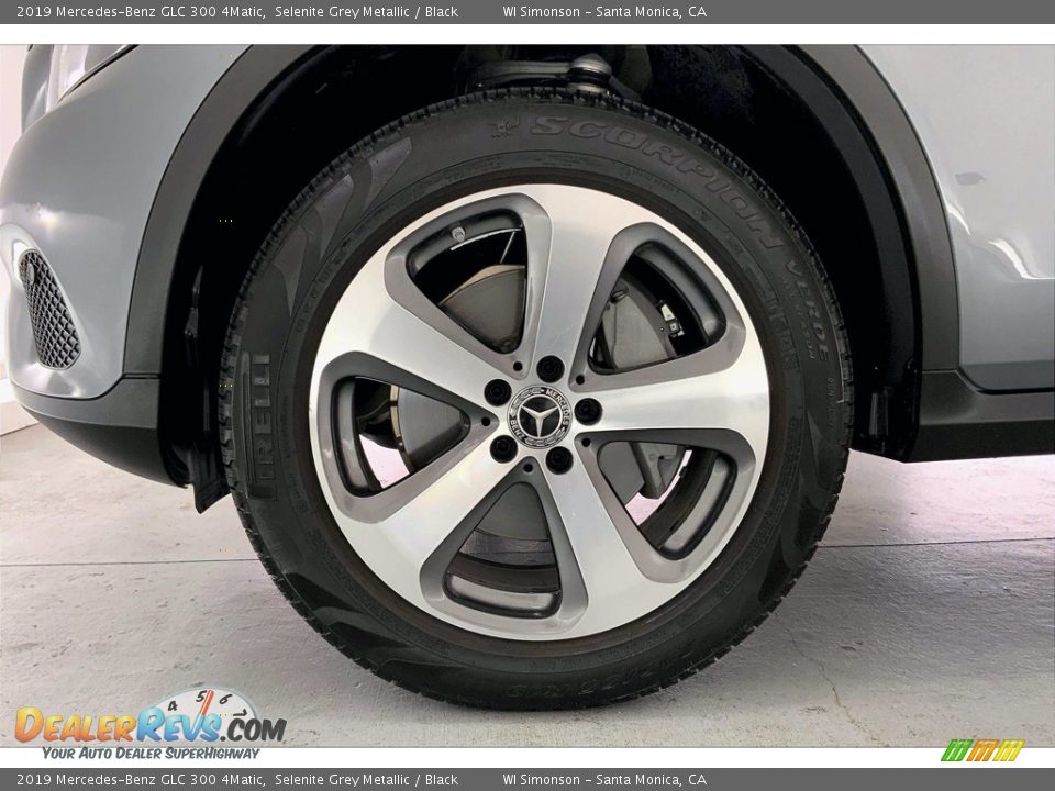 2019 Mercedes-Benz GLC 300 4Matic Selenite Grey Metallic / Black Photo #8