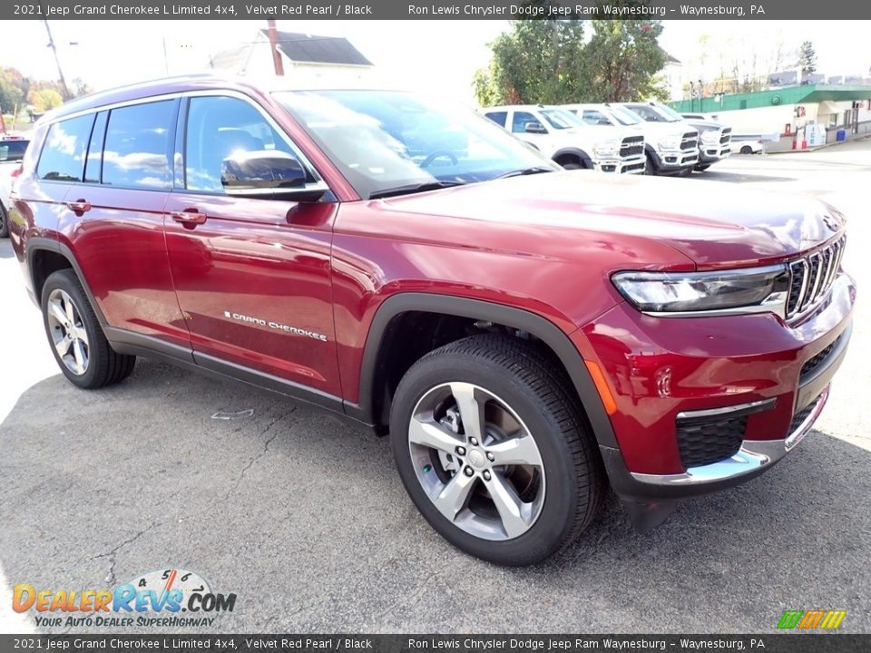 2021 Jeep Grand Cherokee L Limited 4x4 Velvet Red Pearl / Black Photo #8