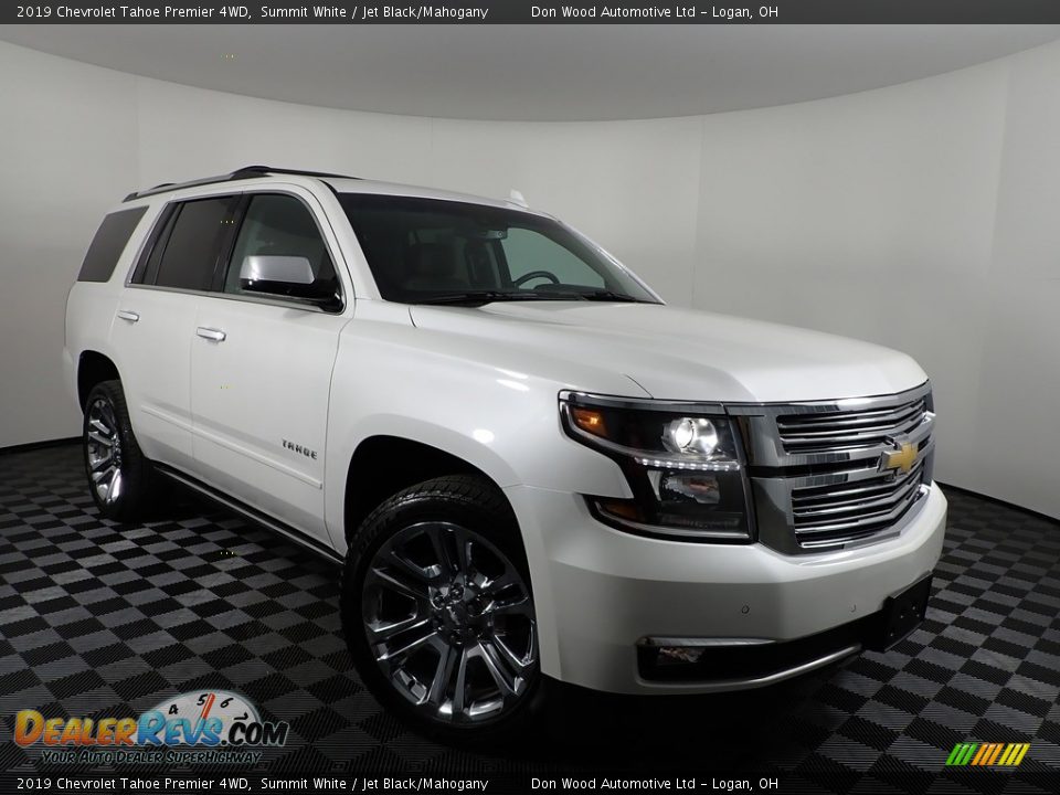 2019 Chevrolet Tahoe Premier 4WD Summit White / Jet Black/Mahogany Photo #10