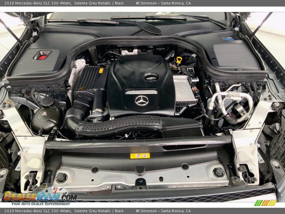 2019 Mercedes-Benz GLC 300 4Matic Selenite Grey Metallic / Black Photo #9