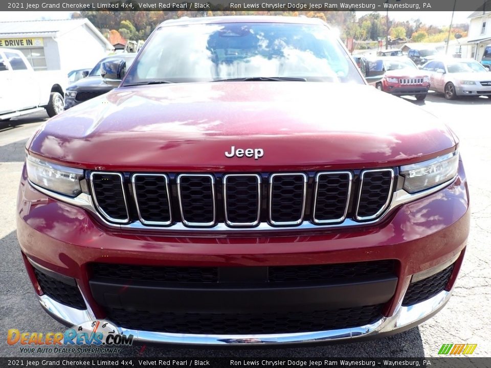 2021 Jeep Grand Cherokee L Limited 4x4 Velvet Red Pearl / Black Photo #9