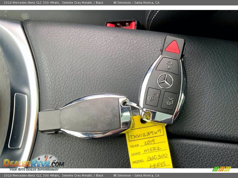 2019 Mercedes-Benz GLC 300 4Matic Selenite Grey Metallic / Black Photo #11