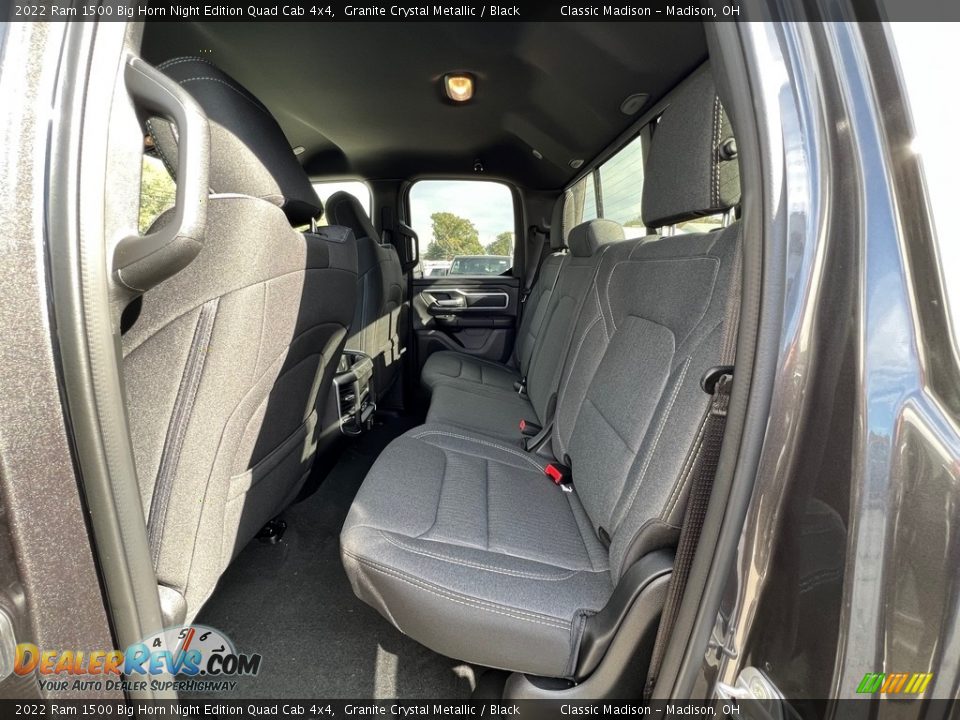 2022 Ram 1500 Big Horn Night Edition Quad Cab 4x4 Granite Crystal Metallic / Black Photo #3