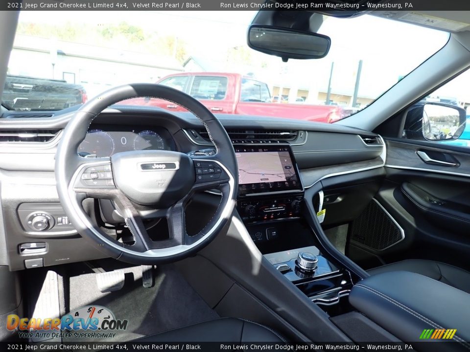 2021 Jeep Grand Cherokee L Limited 4x4 Velvet Red Pearl / Black Photo #13