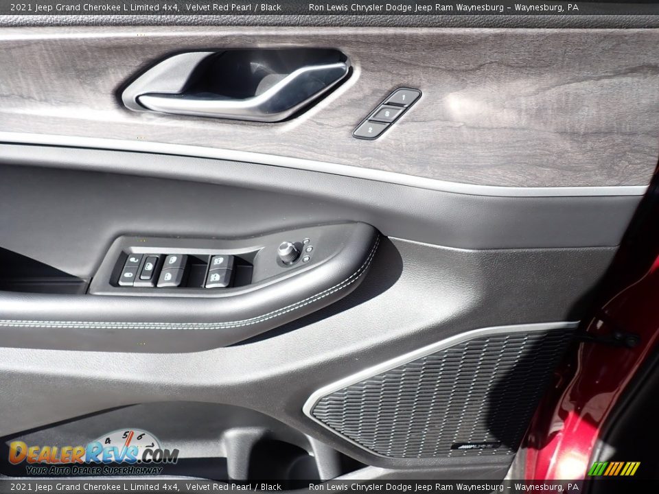 2021 Jeep Grand Cherokee L Limited 4x4 Velvet Red Pearl / Black Photo #14