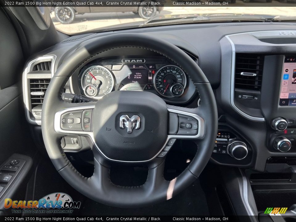 2022 Ram 1500 Big Horn Night Edition Quad Cab 4x4 Granite Crystal Metallic / Black Photo #5