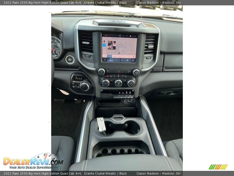 Dashboard of 2022 Ram 1500 Big Horn Night Edition Quad Cab 4x4 Photo #6