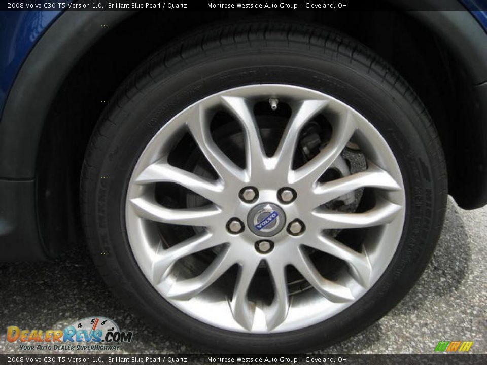 2008 Volvo C30 T5 Version 1.0 Brilliant Blue Pearl / Quartz Photo #24