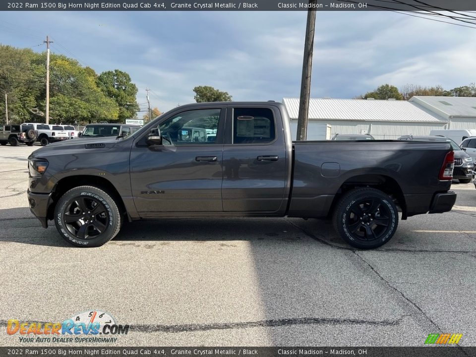 Granite Crystal Metallic 2022 Ram 1500 Big Horn Night Edition Quad Cab 4x4 Photo #8