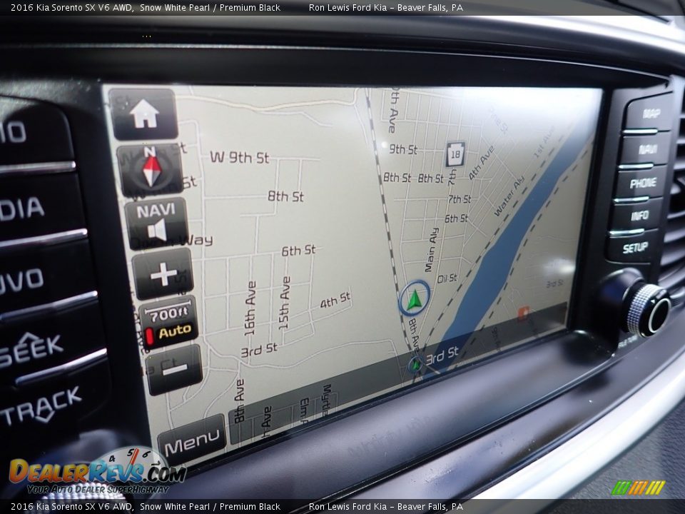 Navigation of 2016 Kia Sorento SX V6 AWD Photo #16