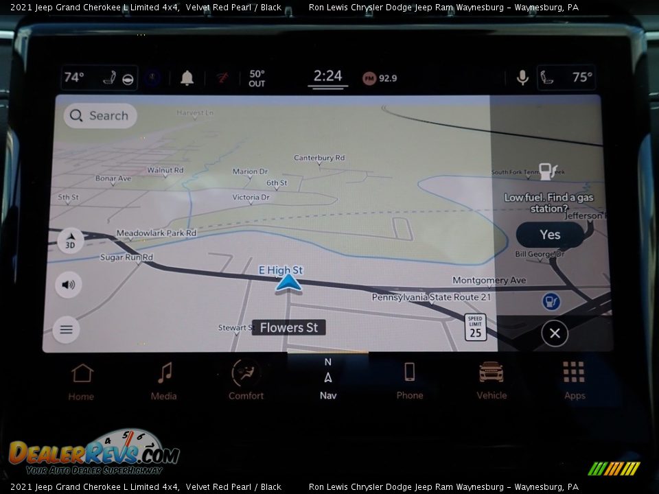 2021 Jeep Grand Cherokee L Limited 4x4 Velvet Red Pearl / Black Photo #18