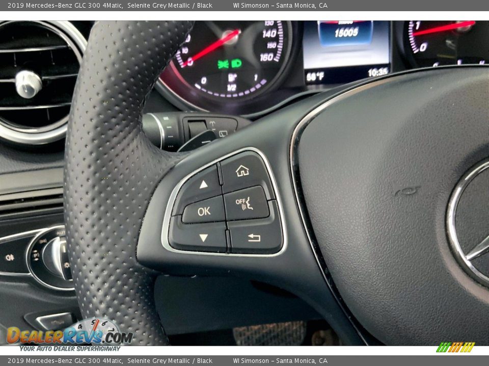 2019 Mercedes-Benz GLC 300 4Matic Selenite Grey Metallic / Black Photo #21