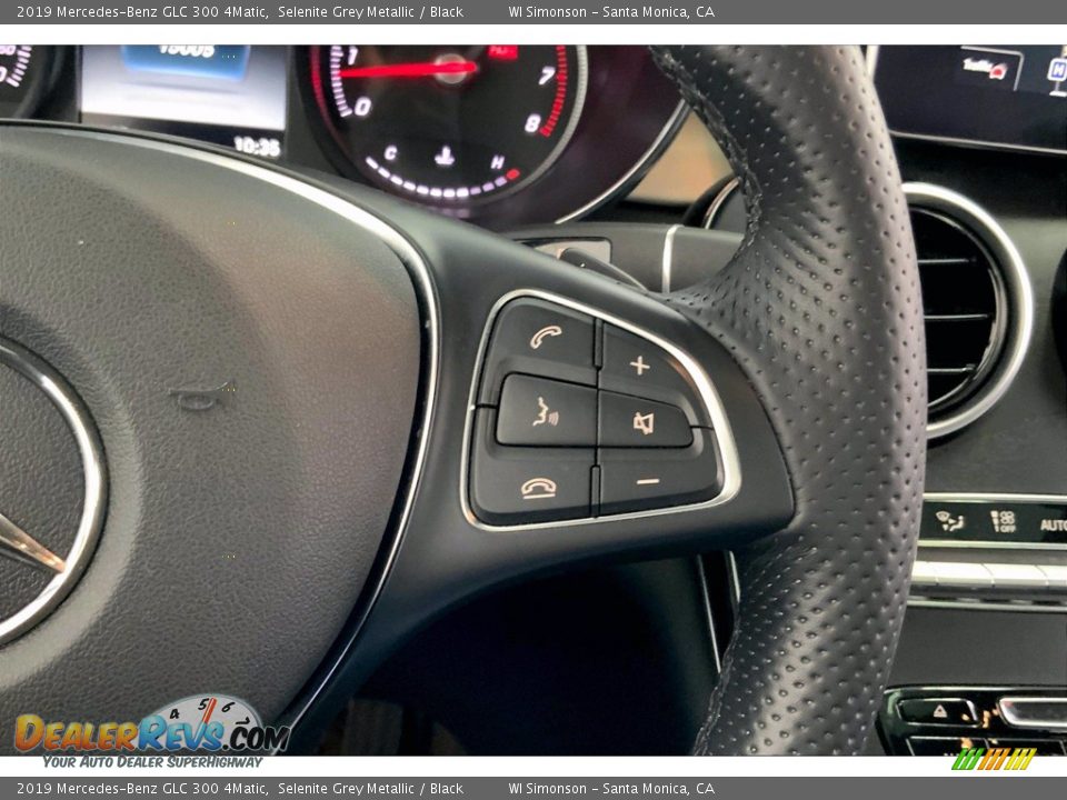 2019 Mercedes-Benz GLC 300 4Matic Selenite Grey Metallic / Black Photo #22