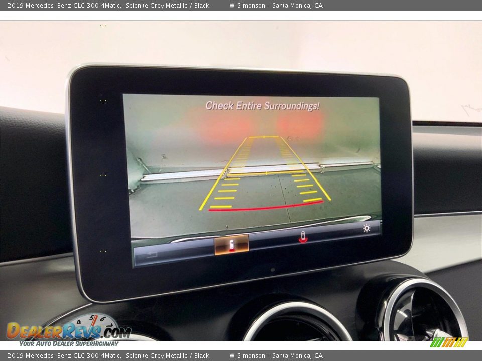 2019 Mercedes-Benz GLC 300 4Matic Selenite Grey Metallic / Black Photo #24