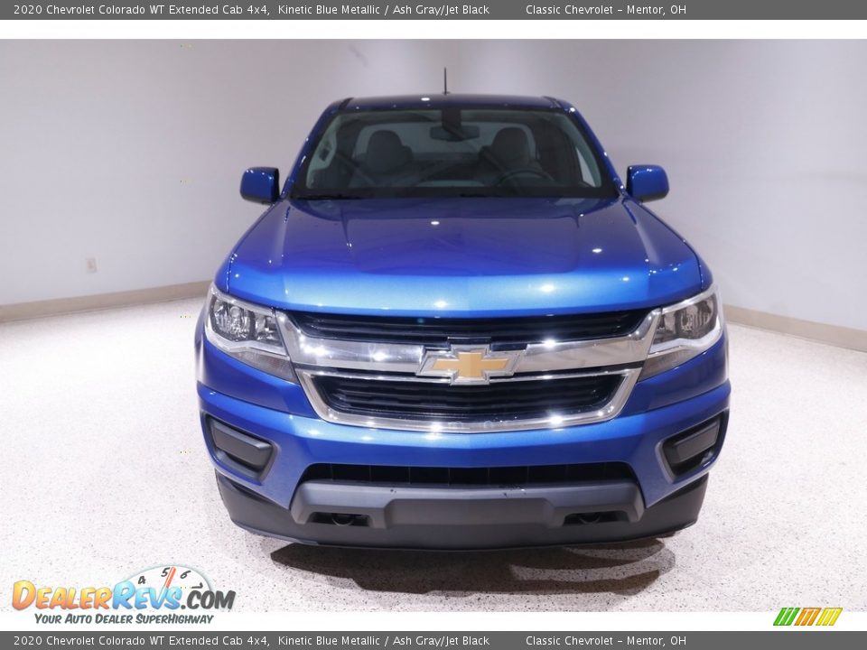 2020 Chevrolet Colorado WT Extended Cab 4x4 Kinetic Blue Metallic / Ash Gray/Jet Black Photo #2