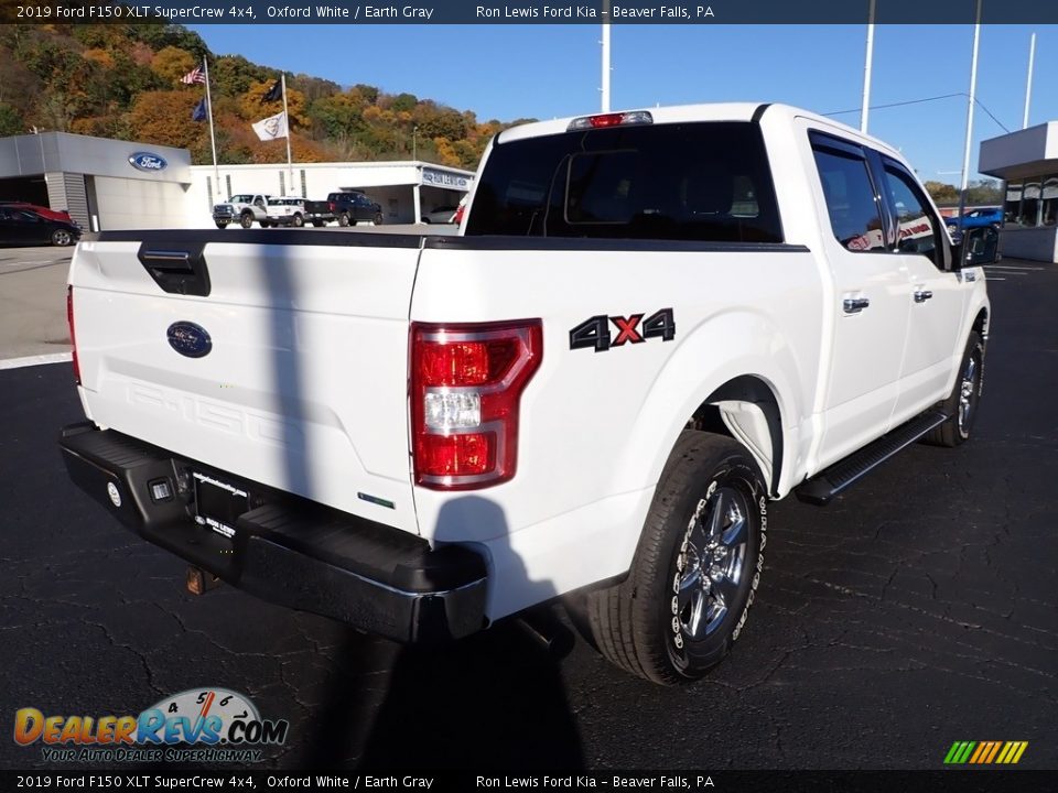 2019 Ford F150 XLT SuperCrew 4x4 Oxford White / Earth Gray Photo #2