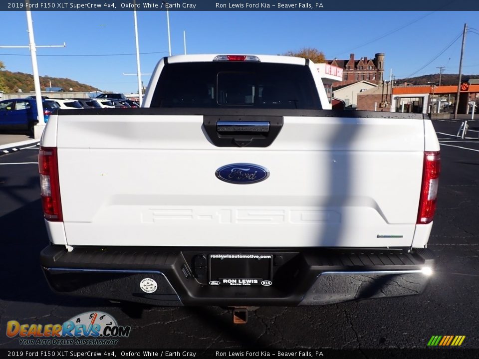 2019 Ford F150 XLT SuperCrew 4x4 Oxford White / Earth Gray Photo #3