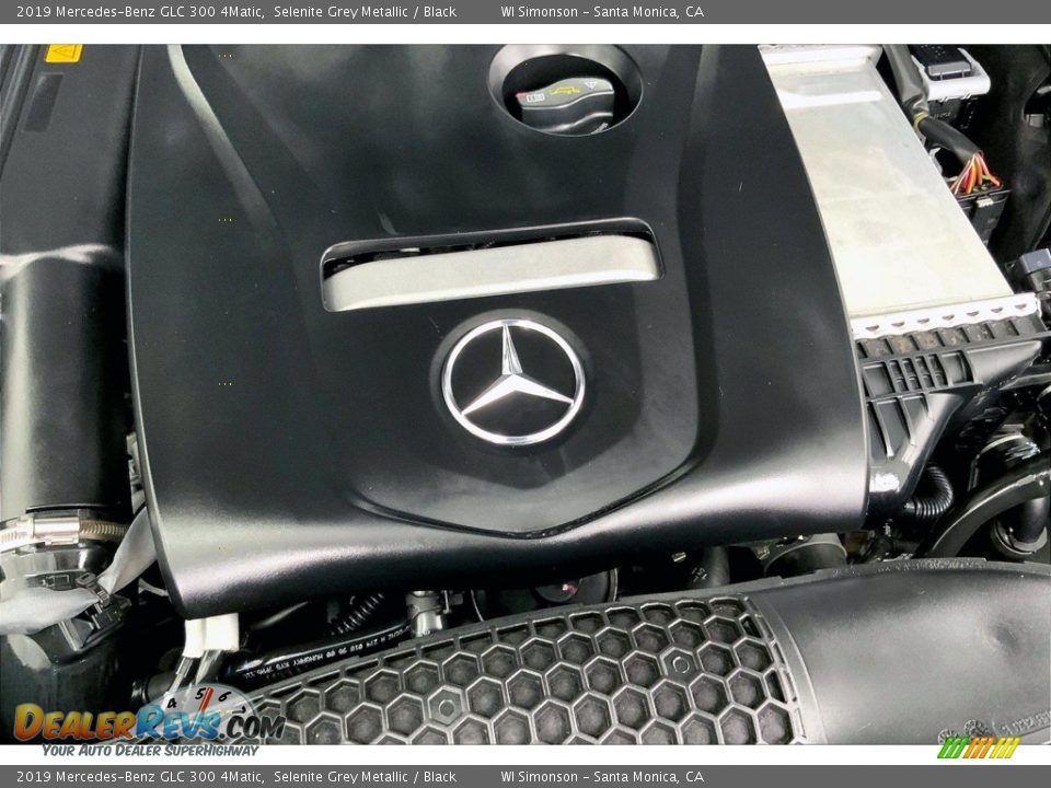 2019 Mercedes-Benz GLC 300 4Matic Selenite Grey Metallic / Black Photo #32
