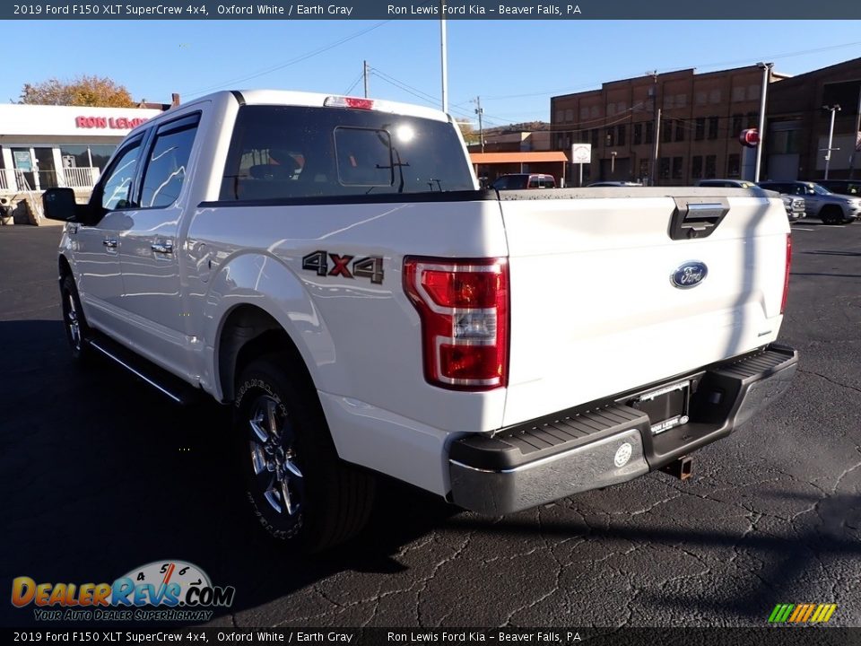 2019 Ford F150 XLT SuperCrew 4x4 Oxford White / Earth Gray Photo #4