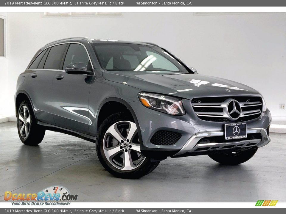 2019 Mercedes-Benz GLC 300 4Matic Selenite Grey Metallic / Black Photo #34