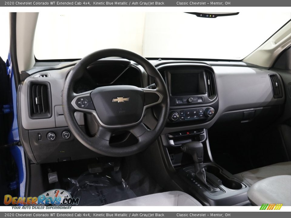 2020 Chevrolet Colorado WT Extended Cab 4x4 Kinetic Blue Metallic / Ash Gray/Jet Black Photo #7