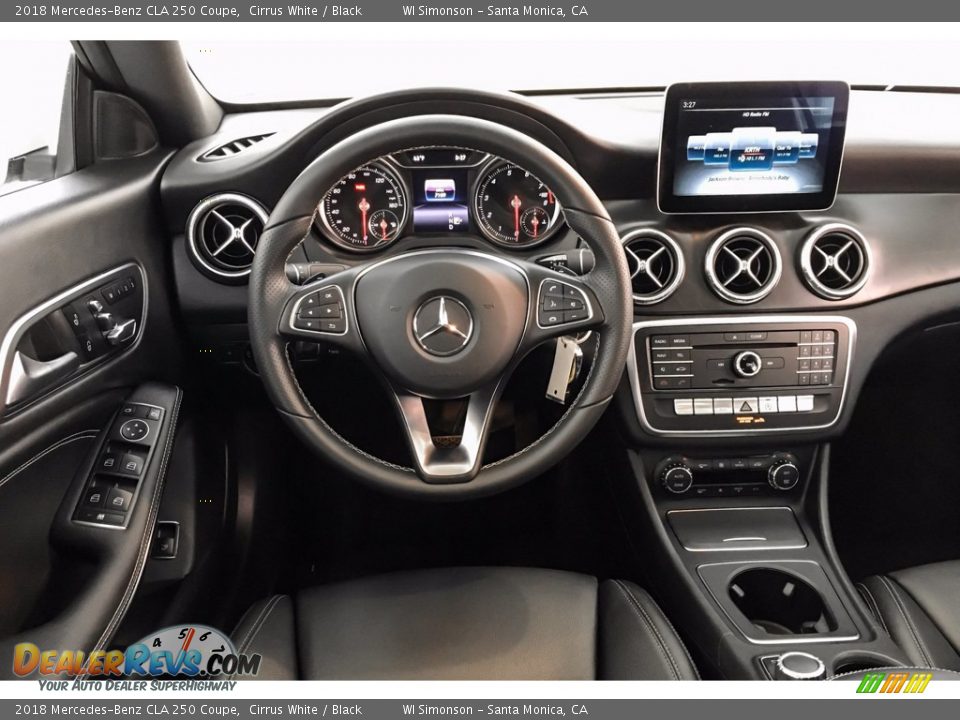 2018 Mercedes-Benz CLA 250 Coupe Cirrus White / Black Photo #4